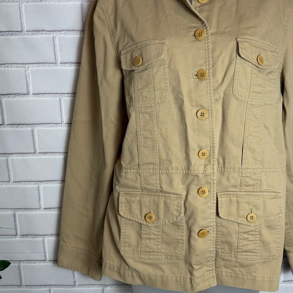JONES NEW YORK Sport Women's Tan Button-Up Jacket/size L - Picture 12 of 12